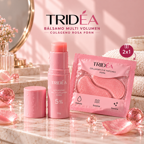 Bálsamo de Colágeno Rosa PDRN + Parches para Ojos GRATIS